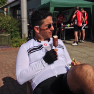 First time having ice cream on a ride, i have to say its the way forward